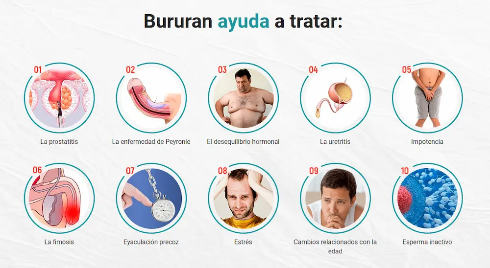 Ingredientes naturales de Bururan